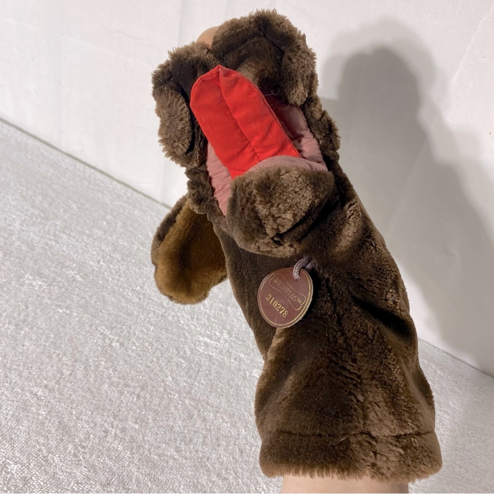 Vintage The Heritage Collection Wrinkles Brown Plush Dog Hand Puppet 310278 - Picture 3 of 14